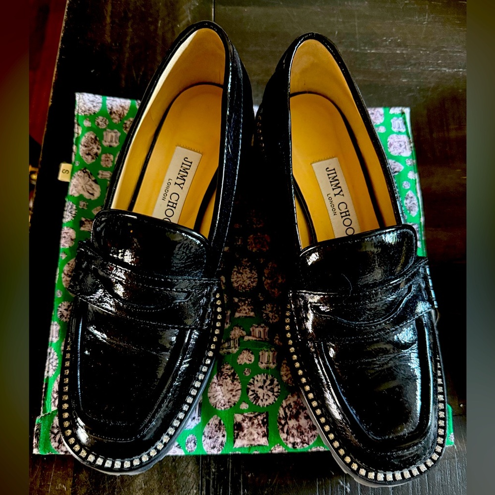 Jimmy Choo black loafers